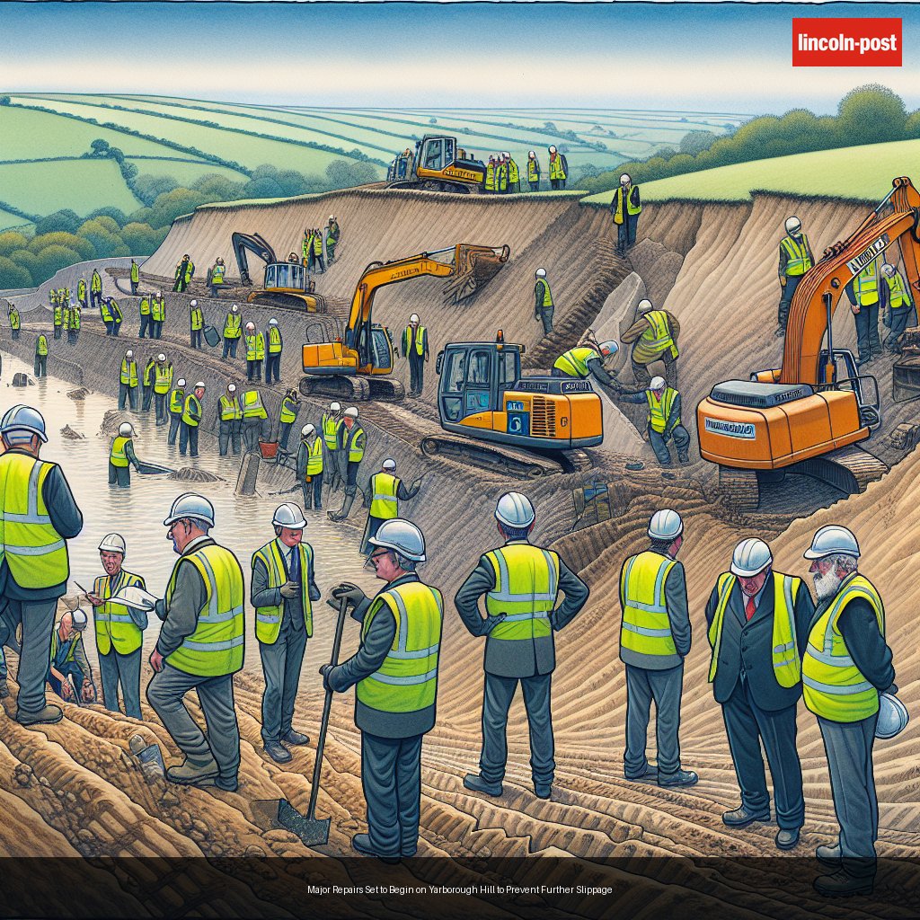 Major Repairs Set to Begin on Yarborough Hill to Prevent Further Slippage