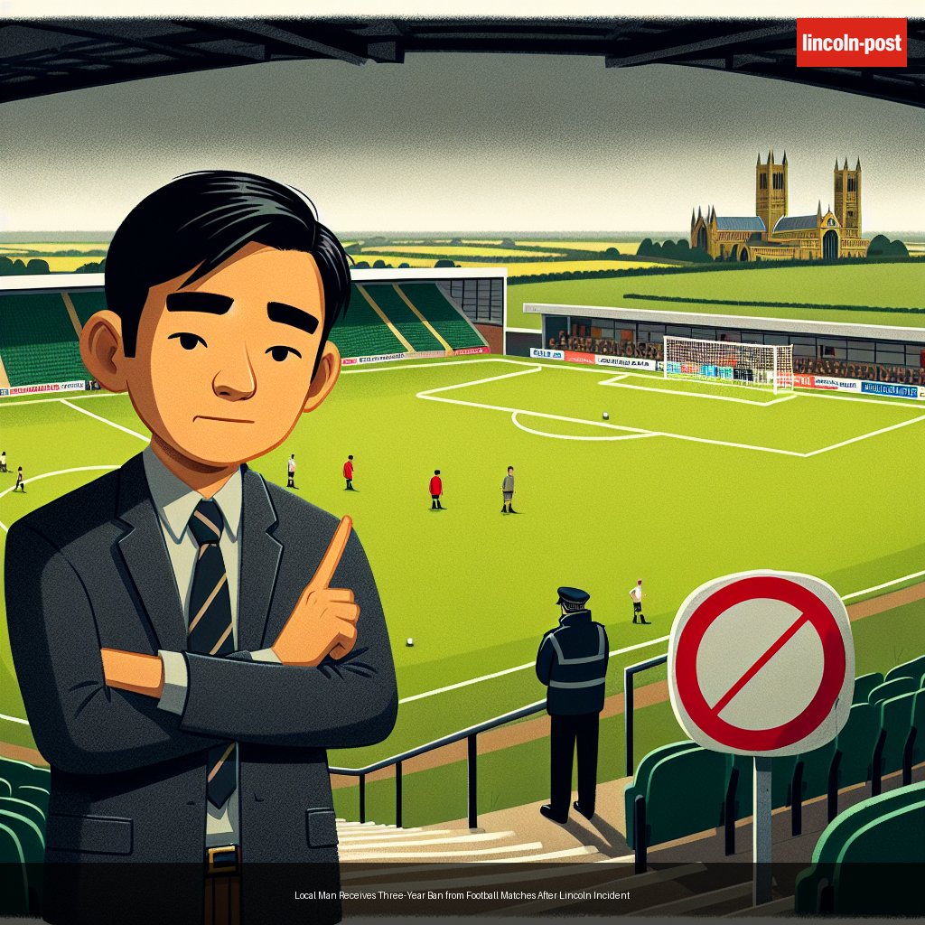 Local Man Receives Three-Year Ban from Football Matches After Lincoln Incident