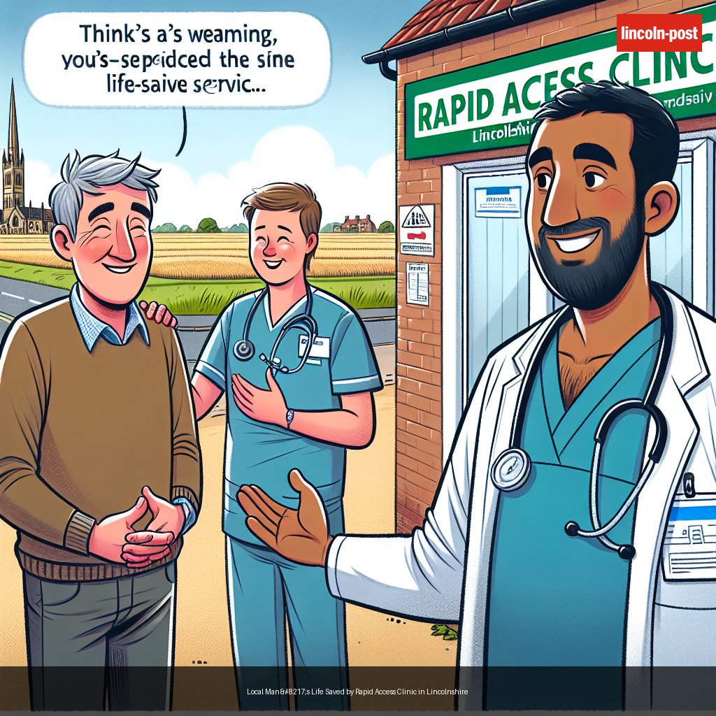 Local Man’s Life Saved by Rapid Access Clinic in Lincolnshire
