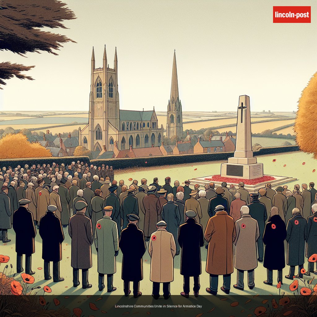 Lincolnshire Communities Unite in Silence for Armistice Day