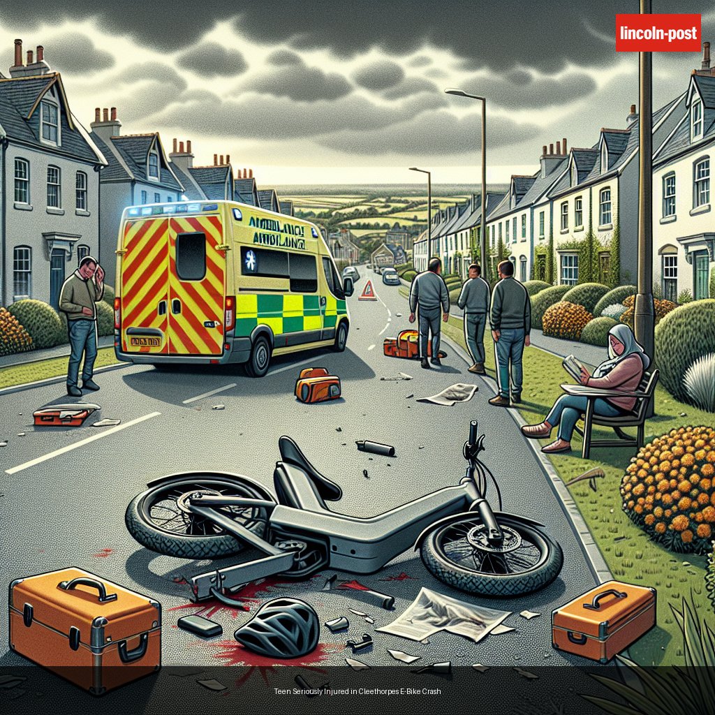 Teen Seriously Injured in Cleethorpes E-Bike Crash