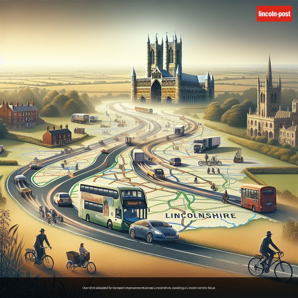 Over £1m allocated for transport improvements across Lincolnshire, avoiding a Lincoln-centric focus
