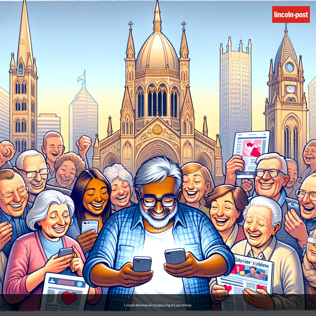 Lincoln Receives an Outpouring of Love Online