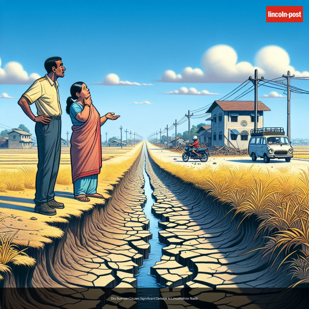 Dry Summer Causes Significant Damage to Lincolnshire Roads