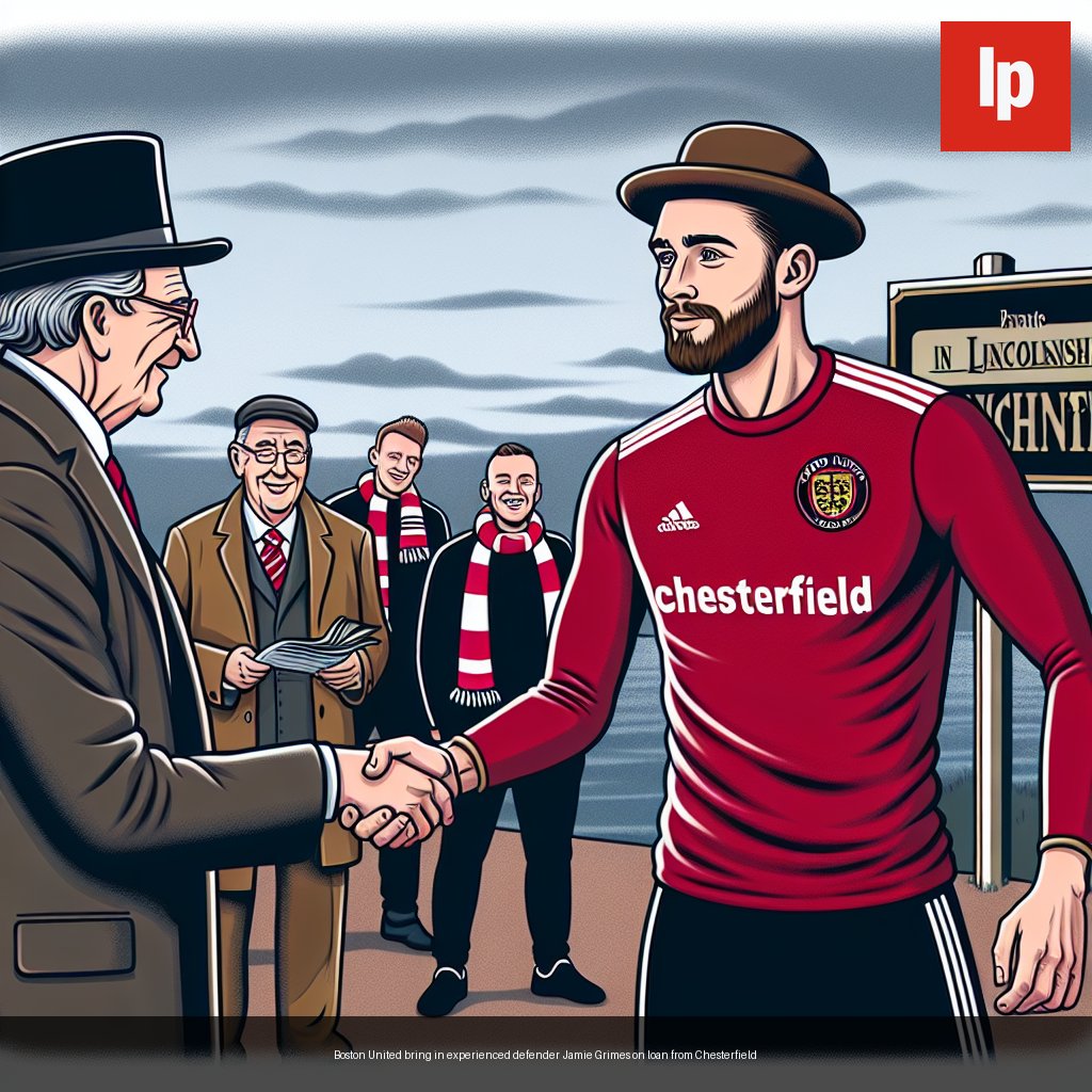 Boston United bring in experienced defender Jamie Grimes on loan from Chesterfield