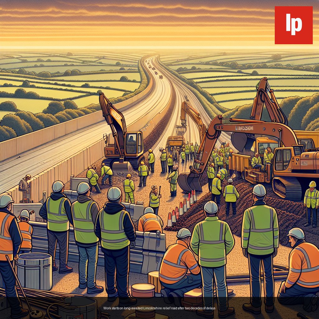 Work starts on long-awaited Lincolnshire relief road after two decades of delays