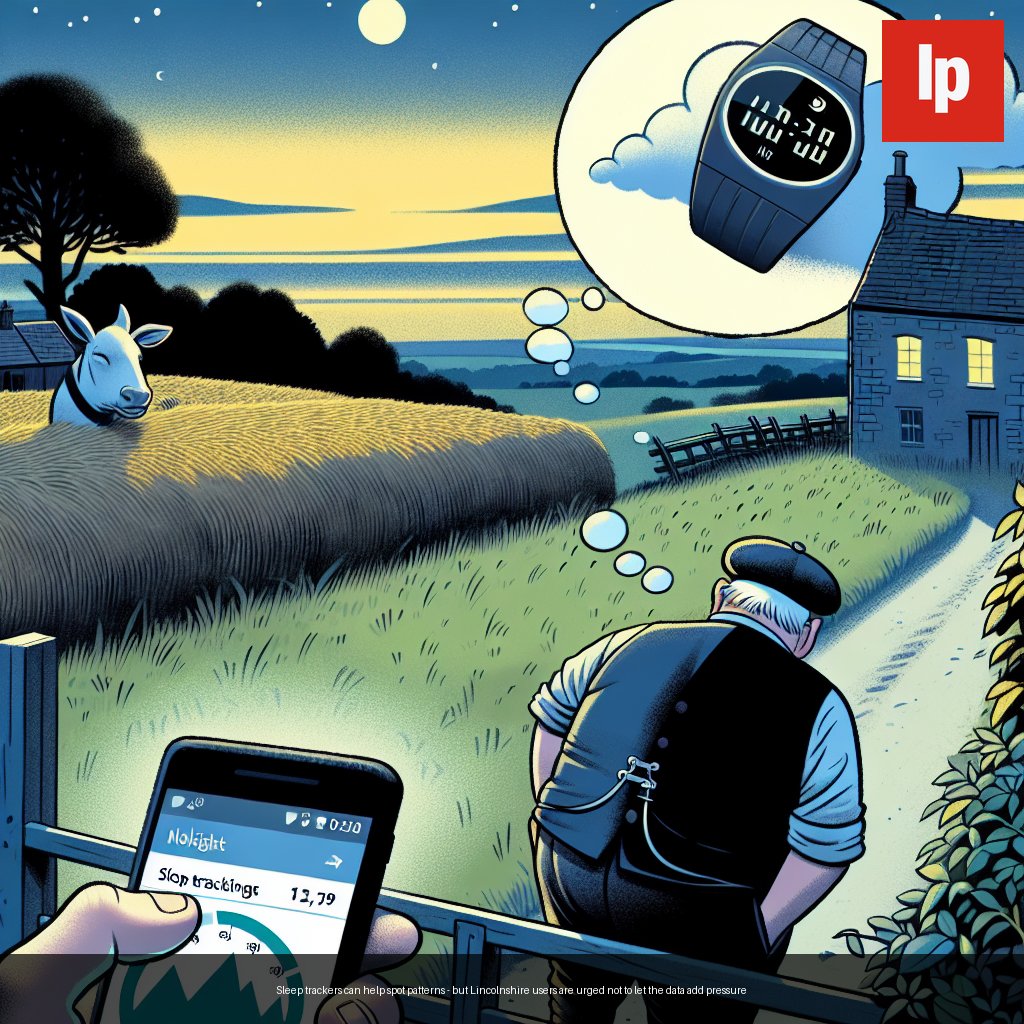 Sleep trackers can help spot patterns - but Lincolnshire users are urged not to let the data add pressure