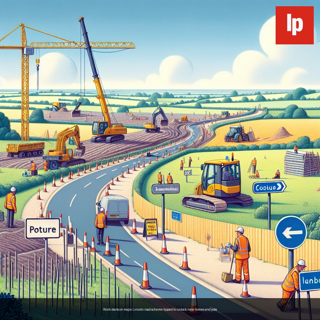 Work starts on major Lincoln road scheme tipped to unlock new homes and jobs