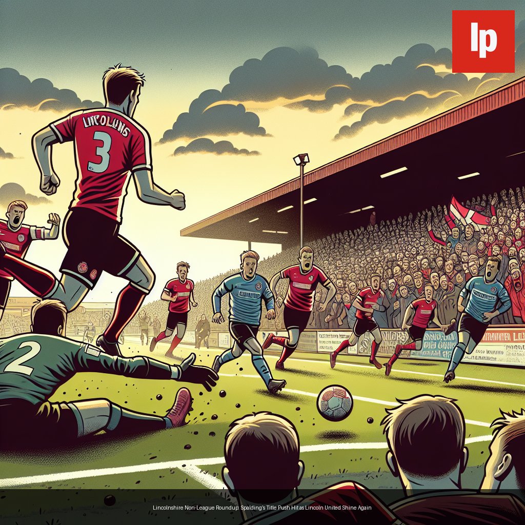 Lincolnshire Non-League Roundup: Spalding’s Title Push Hit as Lincoln United Shine Again