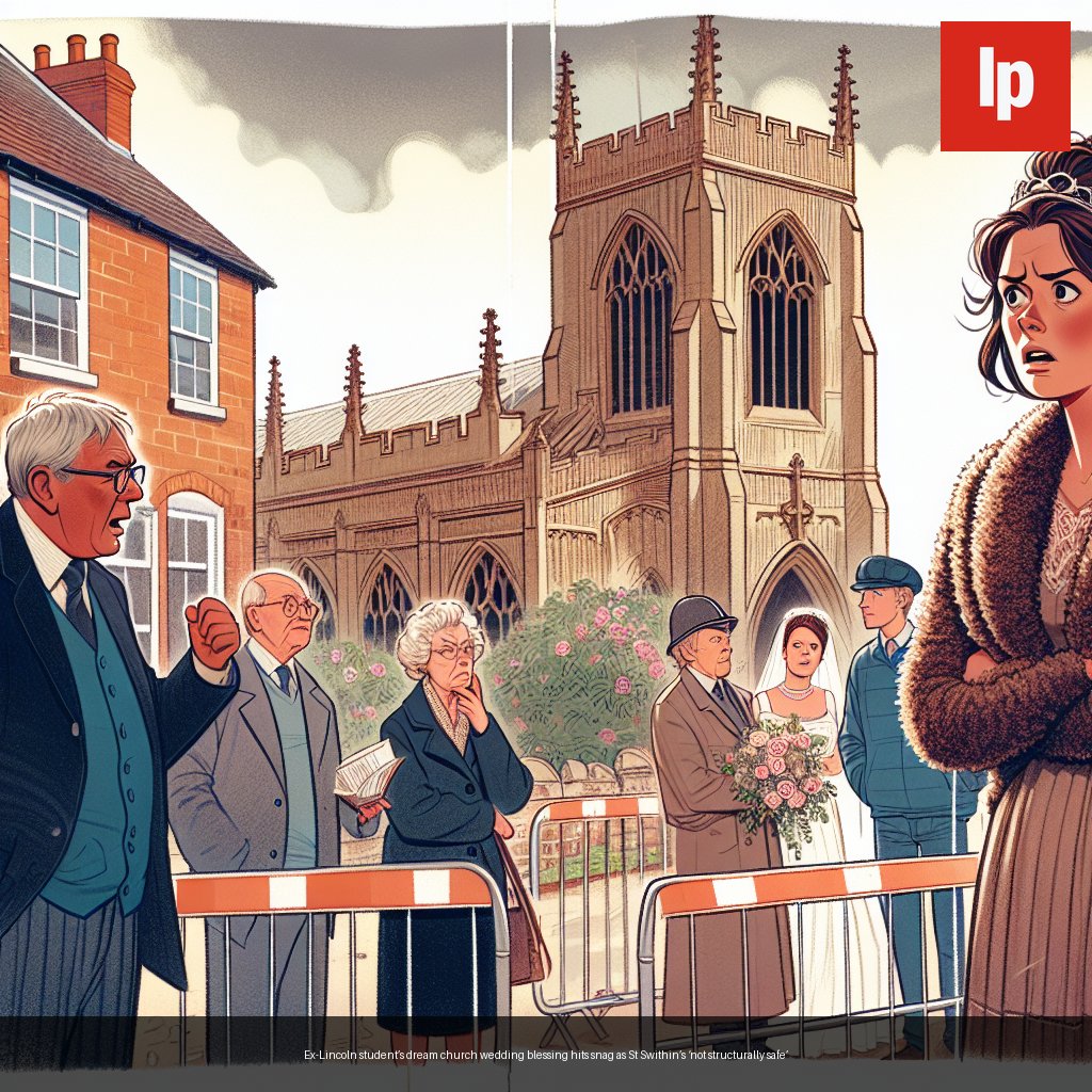 Ex-Lincoln student’s dream church wedding blessing hits snag as St Swithin’s ‘not structurally safe’