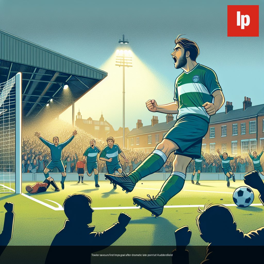 Towler savours first Imps goal after dramatic late point at Huddersfield