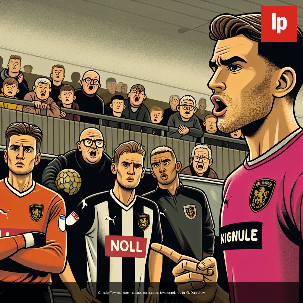 Grimsby Town condemn alleged sexist abuse towards referee in MK Dons draw