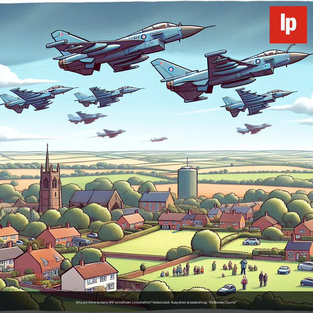 Why are there so many RAF aircraft over Lincolnshire? Visitors clock ‘busy skies’ as locals shrug: “It’s Bomber County”