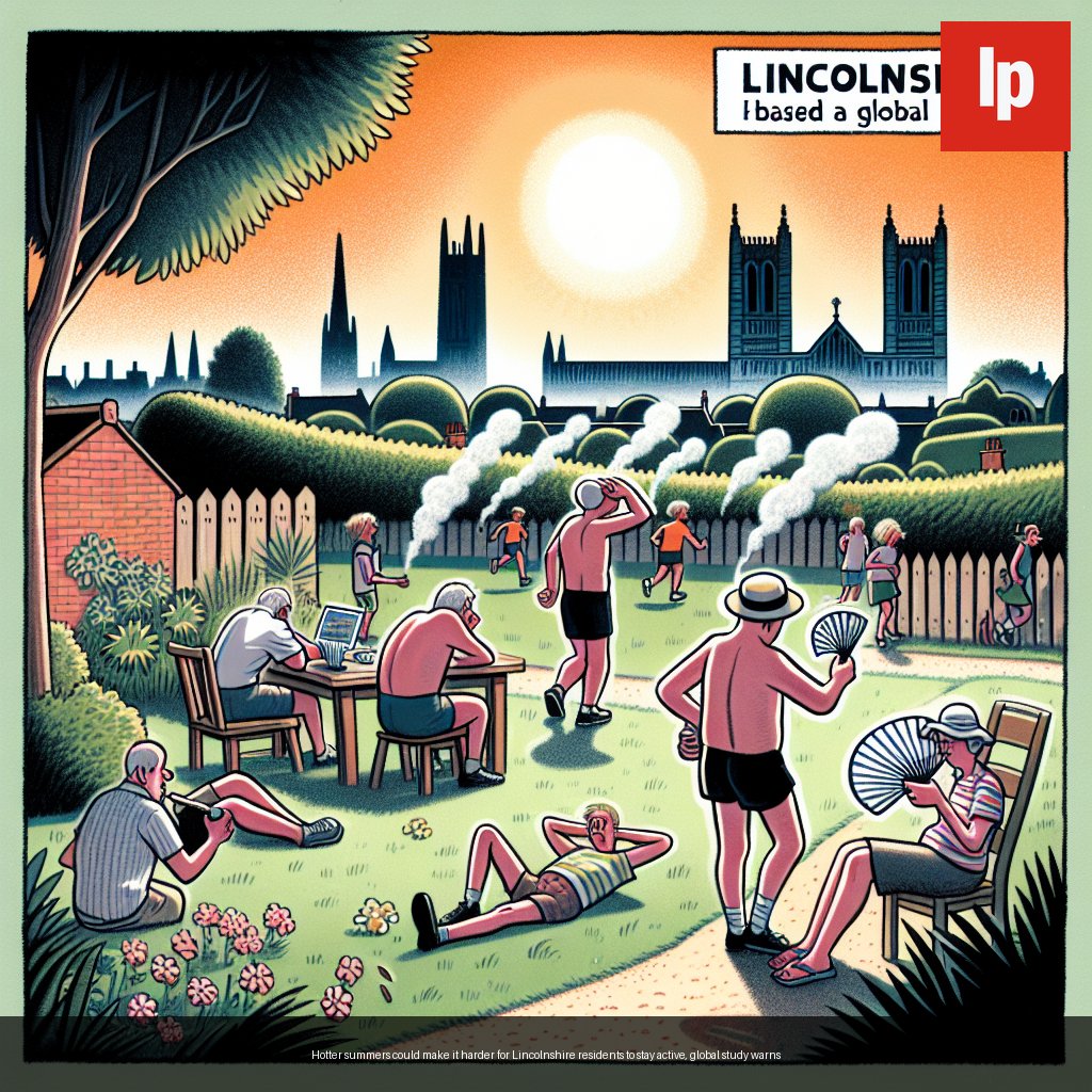 Hotter summers could make it harder for Lincolnshire residents to stay active, global study warns