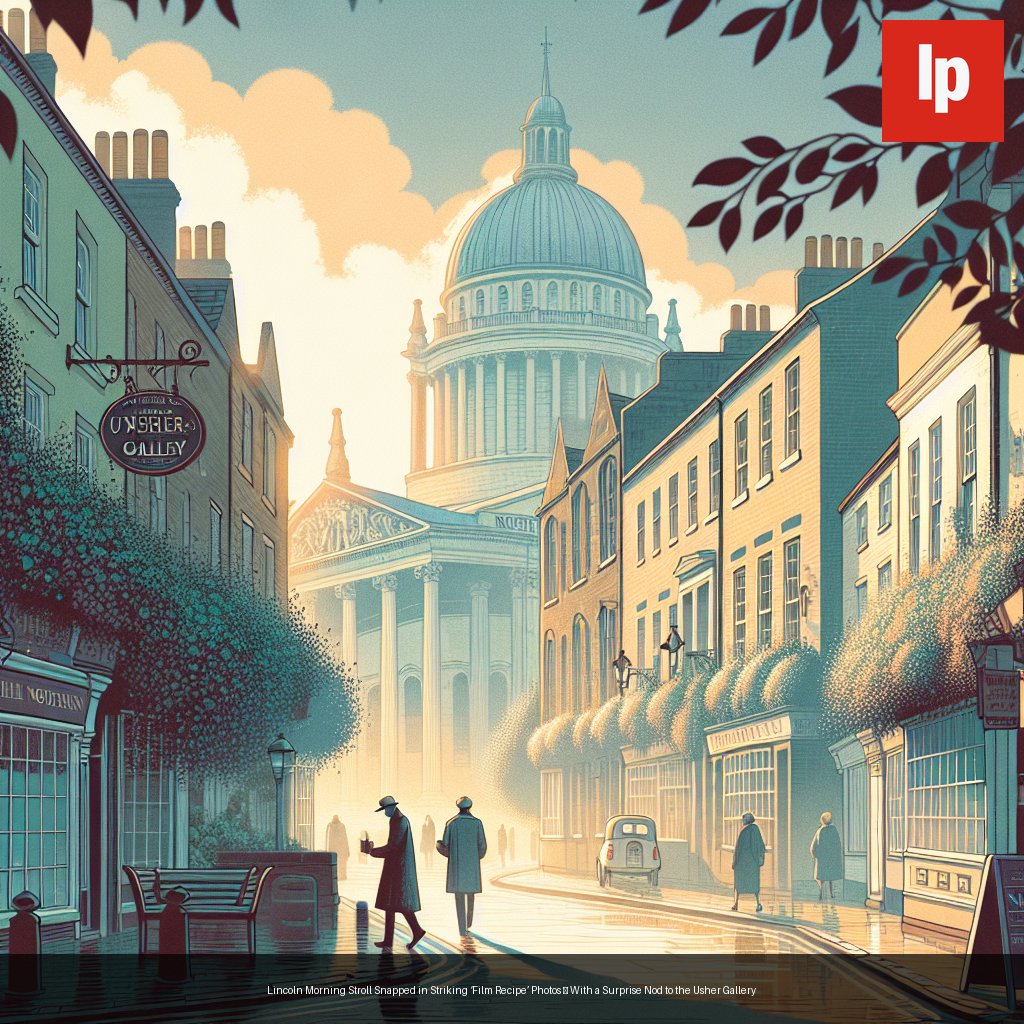 Lincoln Morning Stroll Snapped in Striking ‘Film Recipe’ Photos — With a Surprise Nod to the Usher Gallery
