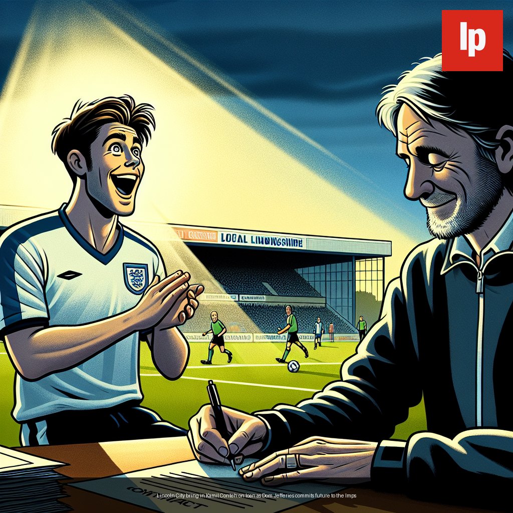 Lincoln City bring in Kamil Conteh on loan as Dom Jefferies commits future to the Imps