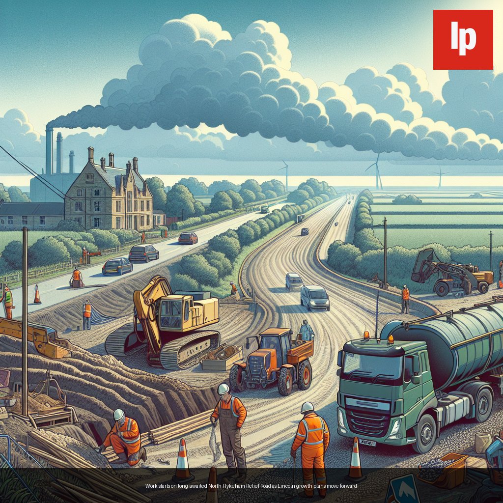 Work starts on long-awaited North Hykeham Relief Road as Lincoln growth plans move forward