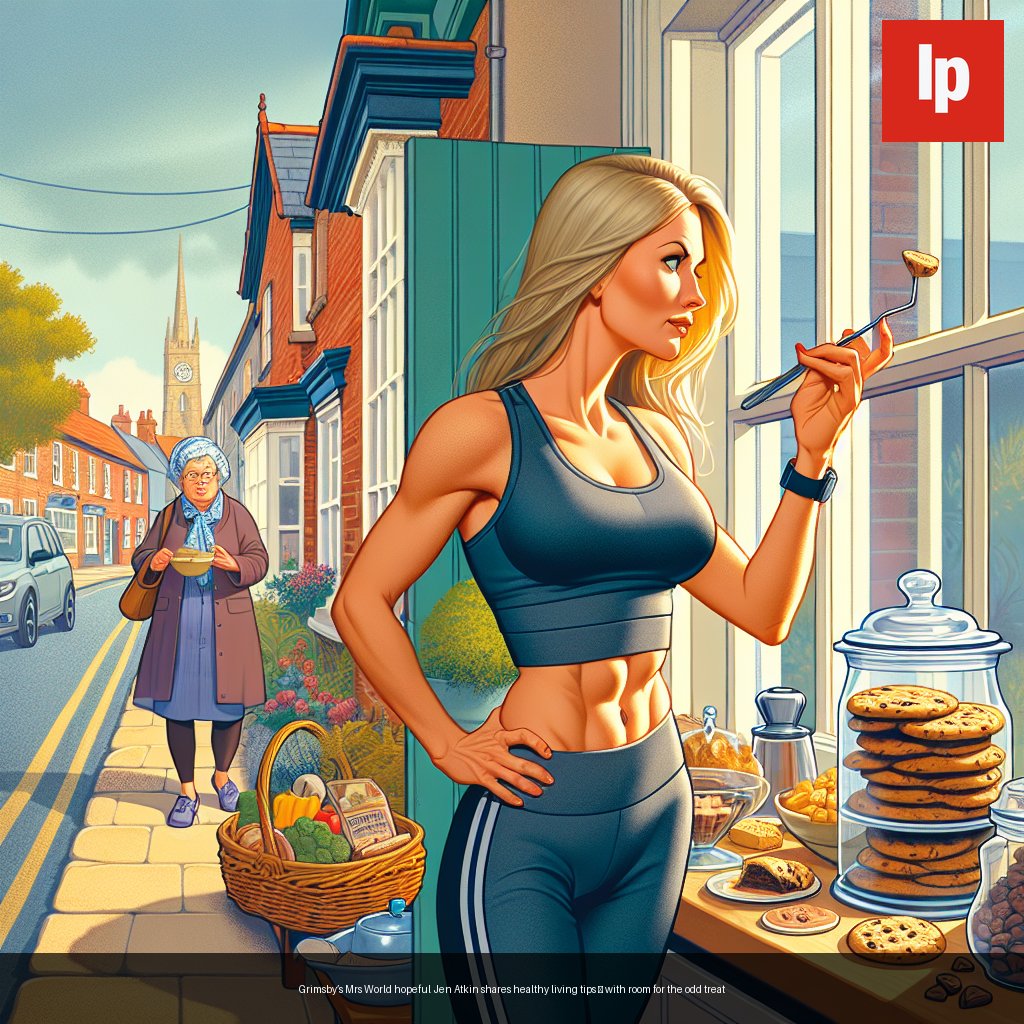 Grimsby’s Mrs World hopeful Jen Atkin shares healthy living tips – with room for the odd treat