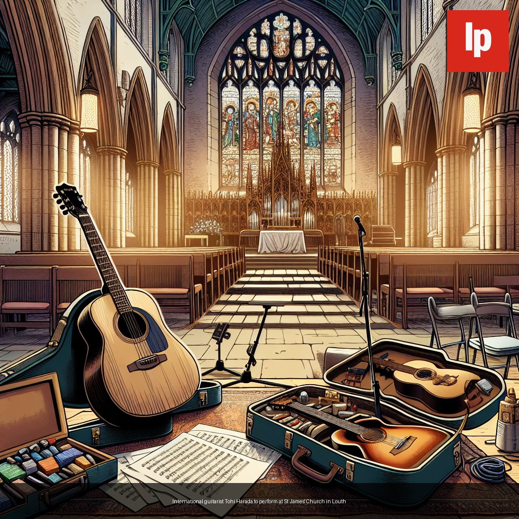International guitarist Tohi Harada to perform at St James' Church in Louth