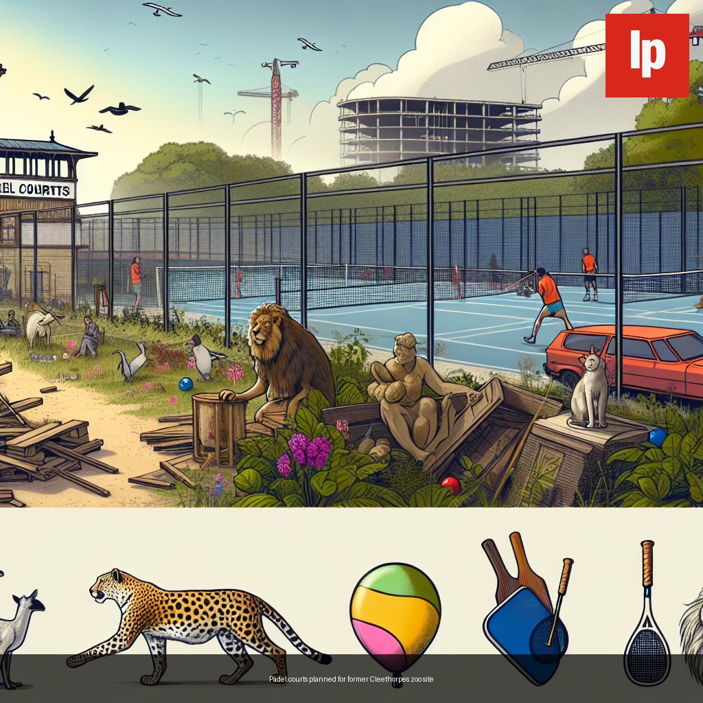 Padel courts planned for former Cleethorpes zoo site